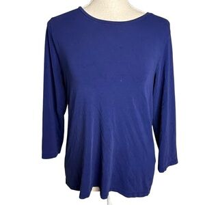 Chico's Ultimate Tee Blue‎ Size 1
